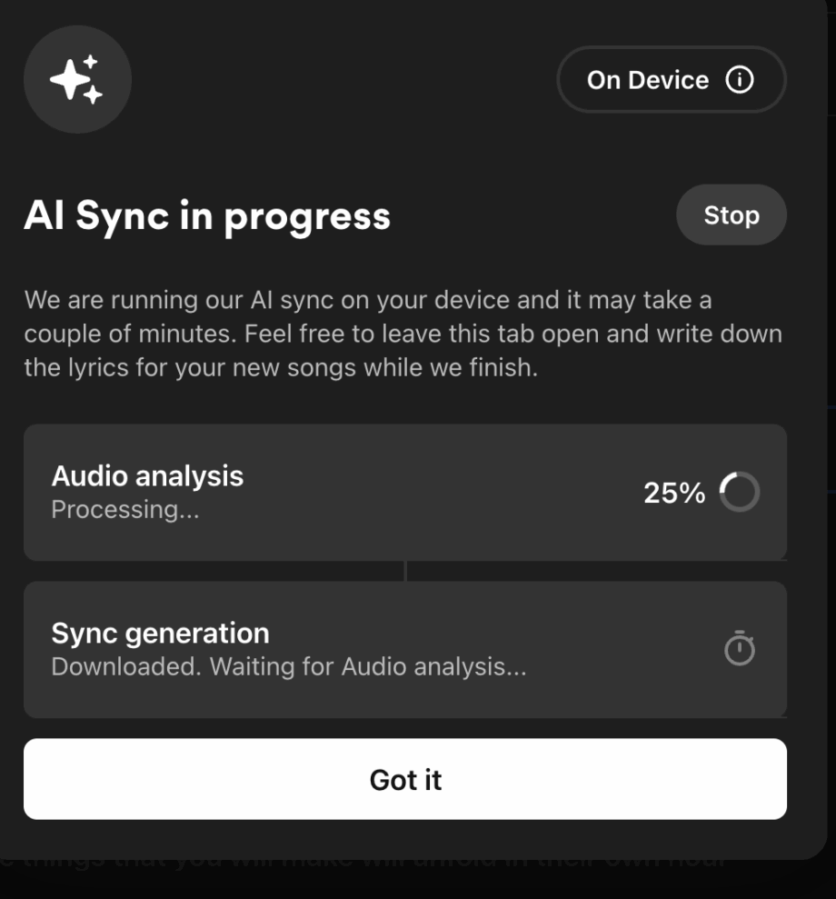 Musixmatch AI tool for syncing lyrics